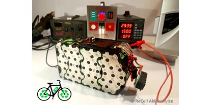 Händler - Produkt-Kategorie: Elektronik und Technik - Vöcklabruck - E-Bike Akku Diagnose - Reparatur - Zellentausch - ReCell Akkuservice 
