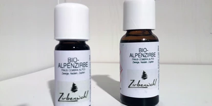 Händler - Produkt-Kategorie: Drogerie und Gesundheit - Matzing (Seeham) - Bio-Alpenzirbe / Zirbenöl in Bioqualität der Marke ZIRBENWOHL
 - Zirbenwohl - Ihrer Gesundheit zuliebe