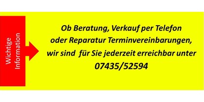 Händler - bevorzugter Kontakt: per Telefon - Reiferdorf - Telefonische Beratung - Elektro Ebner