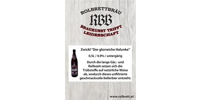Händler - Produkt-Kategorie: Lebensmittel und Getränke - Weißenbach (Kuchl) - RBB - Rolbrettbräu 