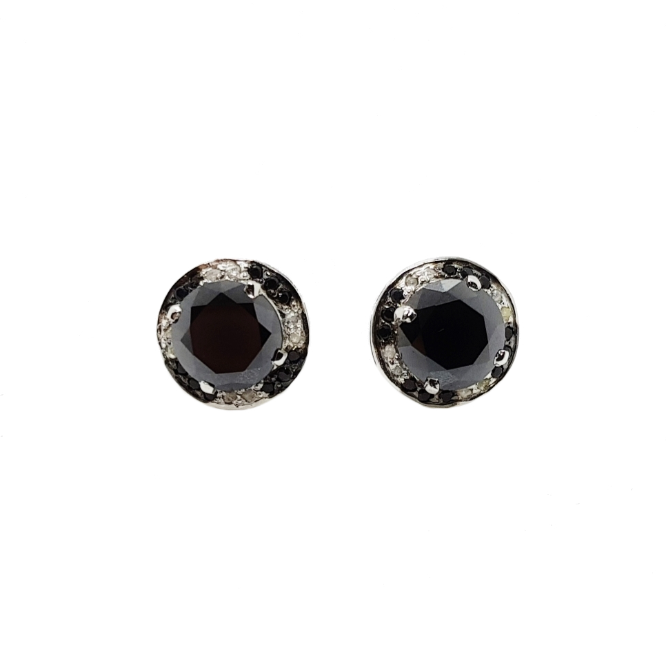 Händler - PLZ 2124 (Österreich) - Moissanit Ohrstecker “Black & White” - JOY