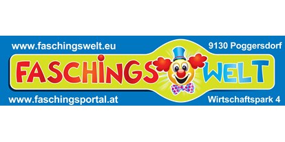 Händler - Zahlungsmöglichkeiten: Überweisung - Klagenfurt - FASCHINGSWELT 