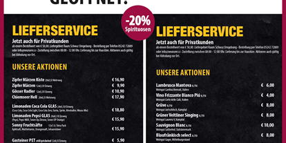 Händler - Art der Abholung: kontaktlose Übergabe - PLZ 6135 (Österreich) - Culinaria