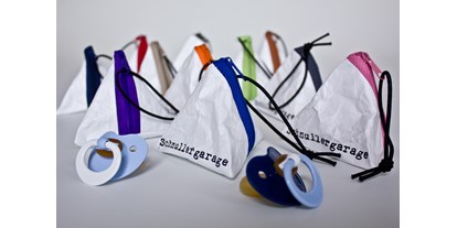Händler - überwiegend selbstgemachte Produkte - Wien-Stadt Stammersdorf - Taschen wie aus Papier!
Schnullergaragen - Taschen wie aus Papier!