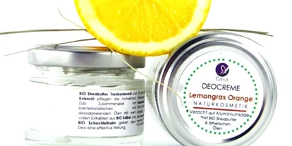 Händler - bevorzugter Kontakt: per E-Mail (Anfrage) - Annaberg im Lammertal - Deocreme Lemongras Orange - Evelia Kosmetik - Naturkosmetik handgemacht