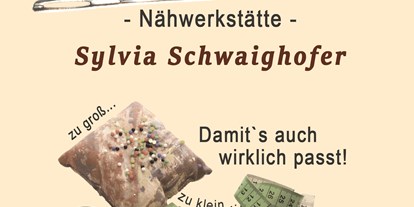 Händler - Unternehmens-Kategorie: Schneiderei - Hof bei Salzburg - Luftmasche Nähwerkstätte Sylvia Schwaighofer