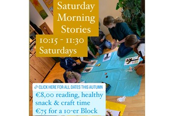 Unternehmen: One of our most beloved activities! Every Saturday morning is story time for 3 - 10 year olds near and far!  - The English Center