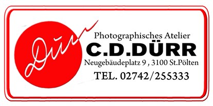 Händler - Art des Unternehmens: Fotograf - Bezirk Sankt Pölten-Land - Foto Dürr
Meisterfotograf in St.Pölten - Foto Dürr 