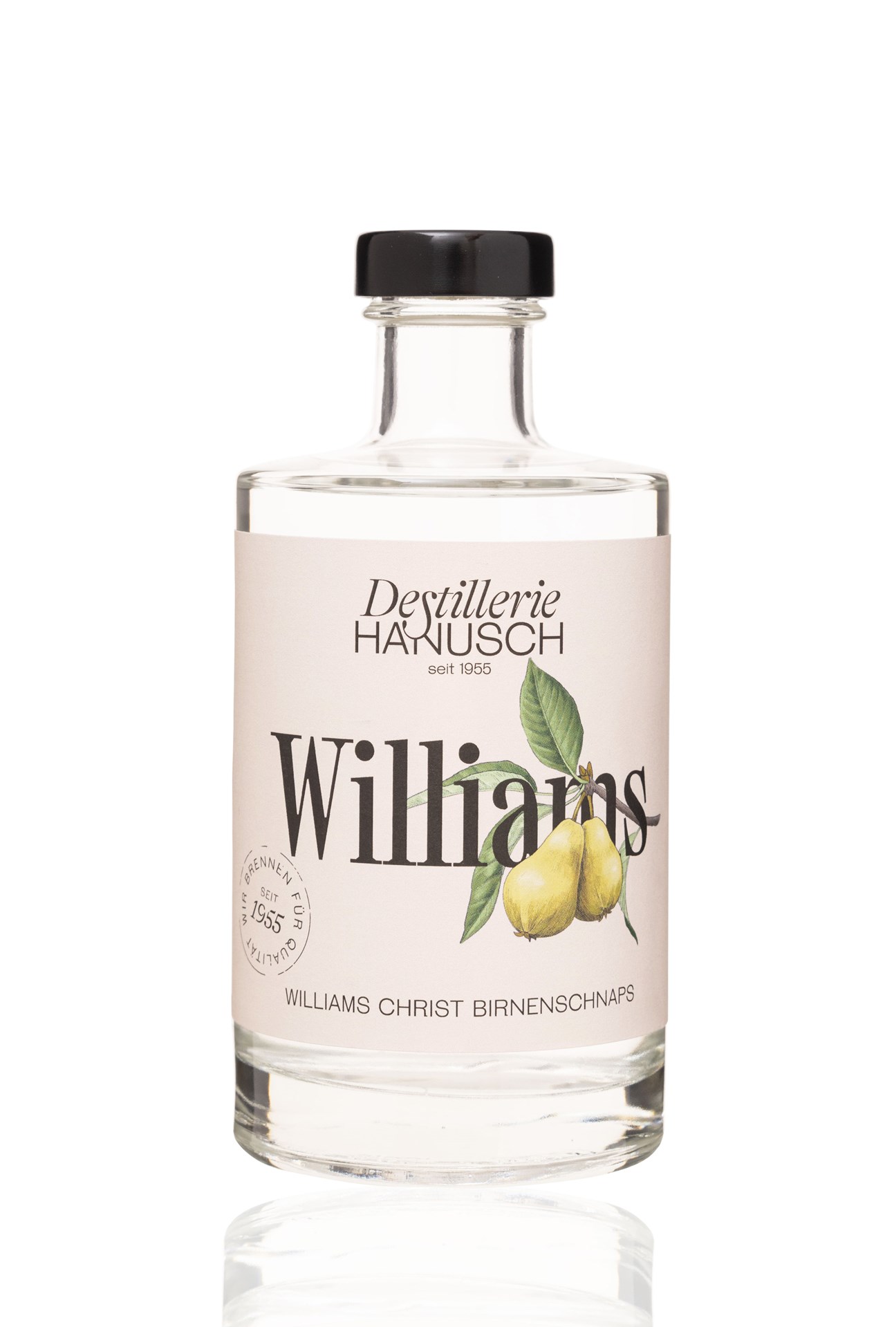 Destillerie & Kaffeerösterei Hanusch Produkt-Beispiele Williamsschnaps 38% vol