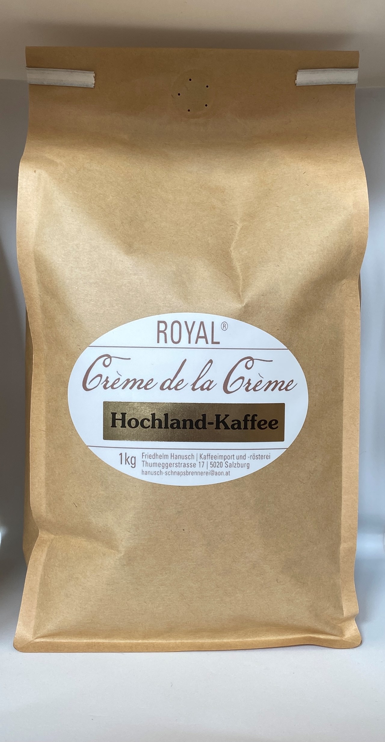F. Hanusch Schnapsbrennerei | Kaffeerösterei Produkt-Beispiele ROYAL Crème de la Crème