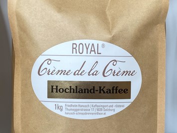 F. Hanusch Schnapsbrennerei | Kaffeerösterei Produkt-Beispiele ROYAL Crème de la Crème