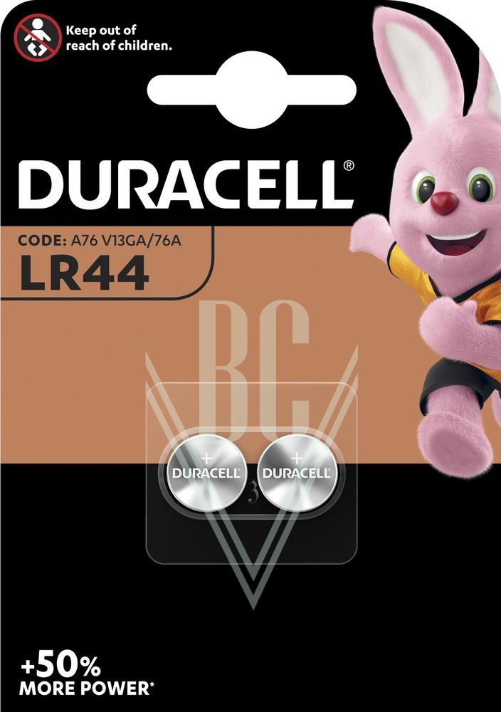 BestCommerce BCV e.U. Produkt-Beispiele Duracell Knopfzellenbatterie LR44 303 357 AG13 LR1154, 2er Pack
