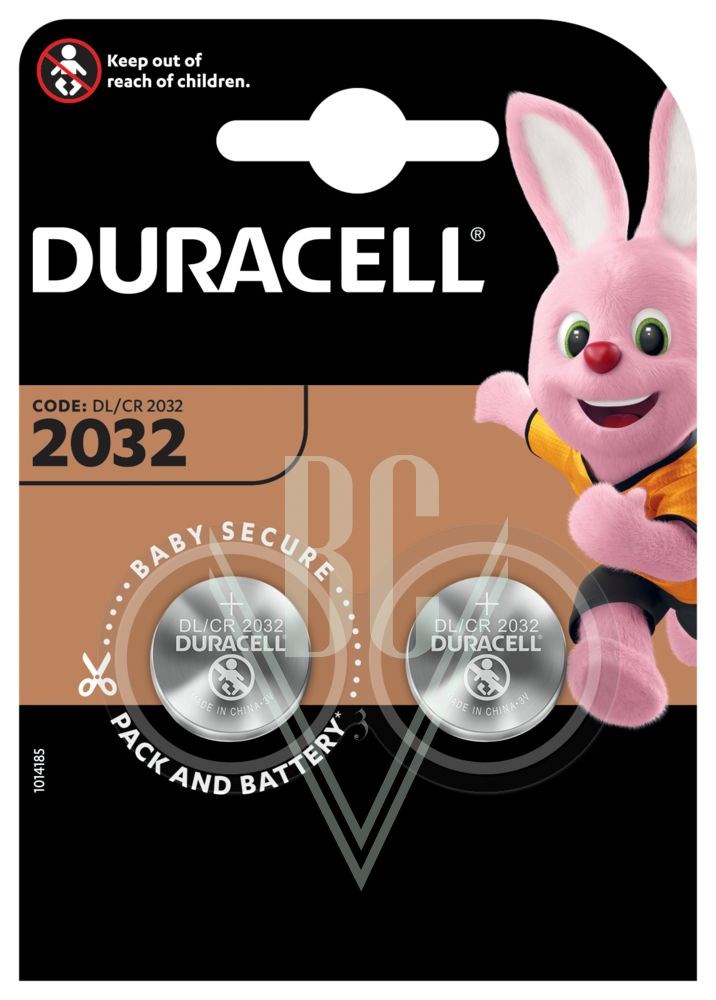 BestCommerce BCV e.U. Produkt-Beispiele Duracell Knopfzellenbatterie 2032 CR2032 3V, 2er Pack