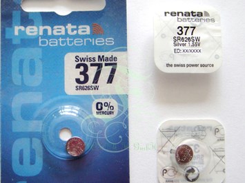 BestCommerce BCV e.U. Produkt-Beispiele Renata Uhrenbatterie 377 SR66SW SR626SW SG4 LR66, 1er Pack