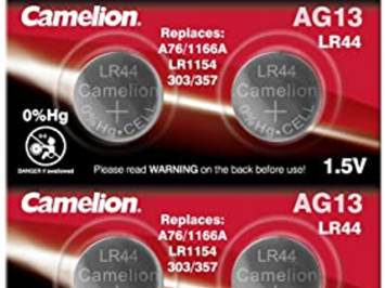 BestCommerce BCV e.U. Produkt-Beispiele Camelion Knopfzellenbatterie AG13 LR44 LR1154 303 357, 10er Pack