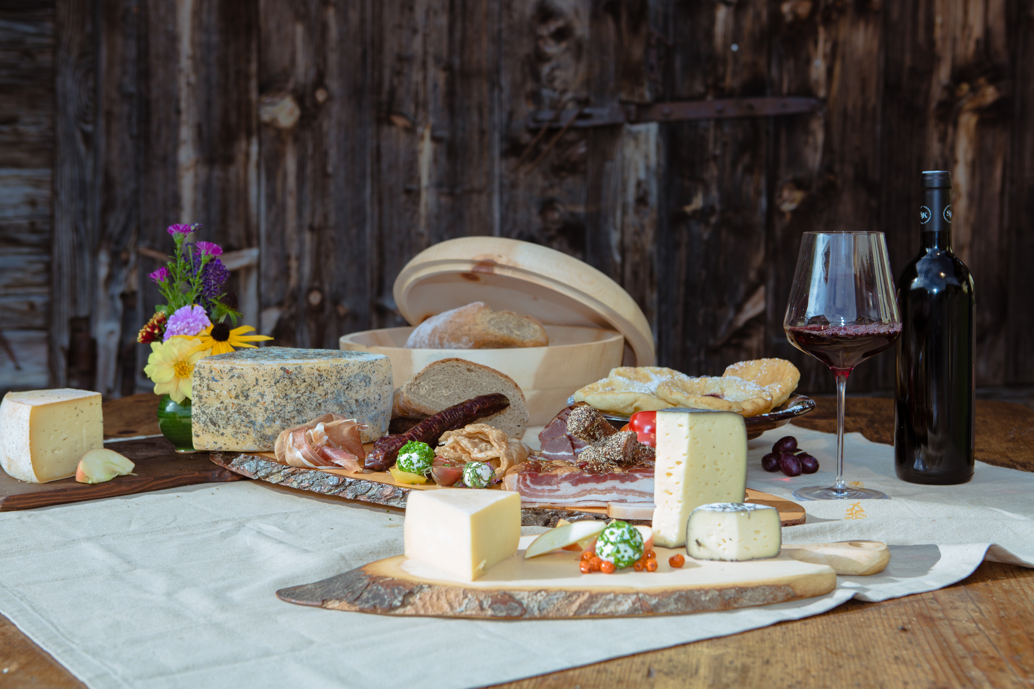 Heimatgold Schladming Produkt-Beispiele Bäuerliche Lebensmittel aus der Region