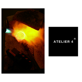 Unternehmen: Meistergoldschmiede- Alle Schmuckstücke werden in der eigenen Werkstatt
gefertigt - ATELIER 4