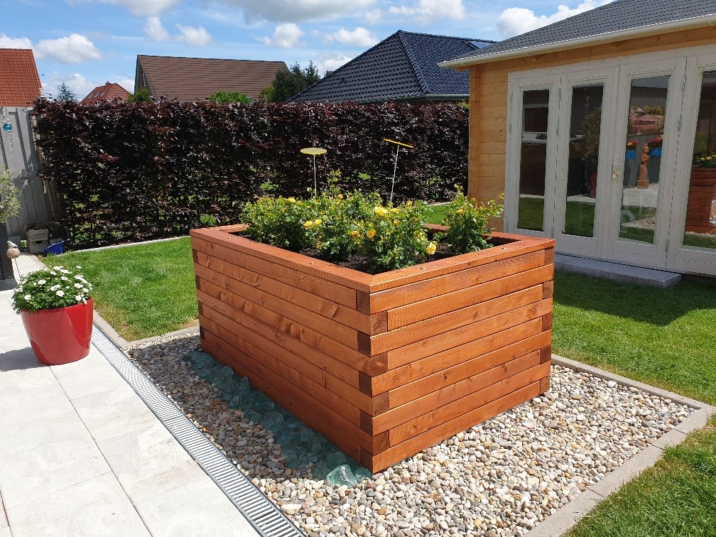 Hochbeet-Hans Produkt-Beispiele Hochbeet "die dicke Berta" 100x200