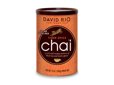 Unternehmen: TIGER SPICE CHAI  Dose, Traditioneller Chai  mit Kardamom , Zimt, Nelken und  Ingwer gewürzt. Sehr cremig im Geschmack. Der Premium Chai aus San Francisco in Pulverform. - Barista’s Kaffee