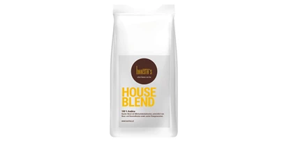 Händler - Feldkirchen bei Graz - Houseblend 100% Arabica, Runder Blend mit Milchschokoladenoten, unterstützt von Nuss- und Karamellnoten sowie zarten Orangenaromen. - Barista’s Kaffee
