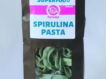 Pastaheld e.U. Produkt-Beispiele Spirulina Pasta – Superfood