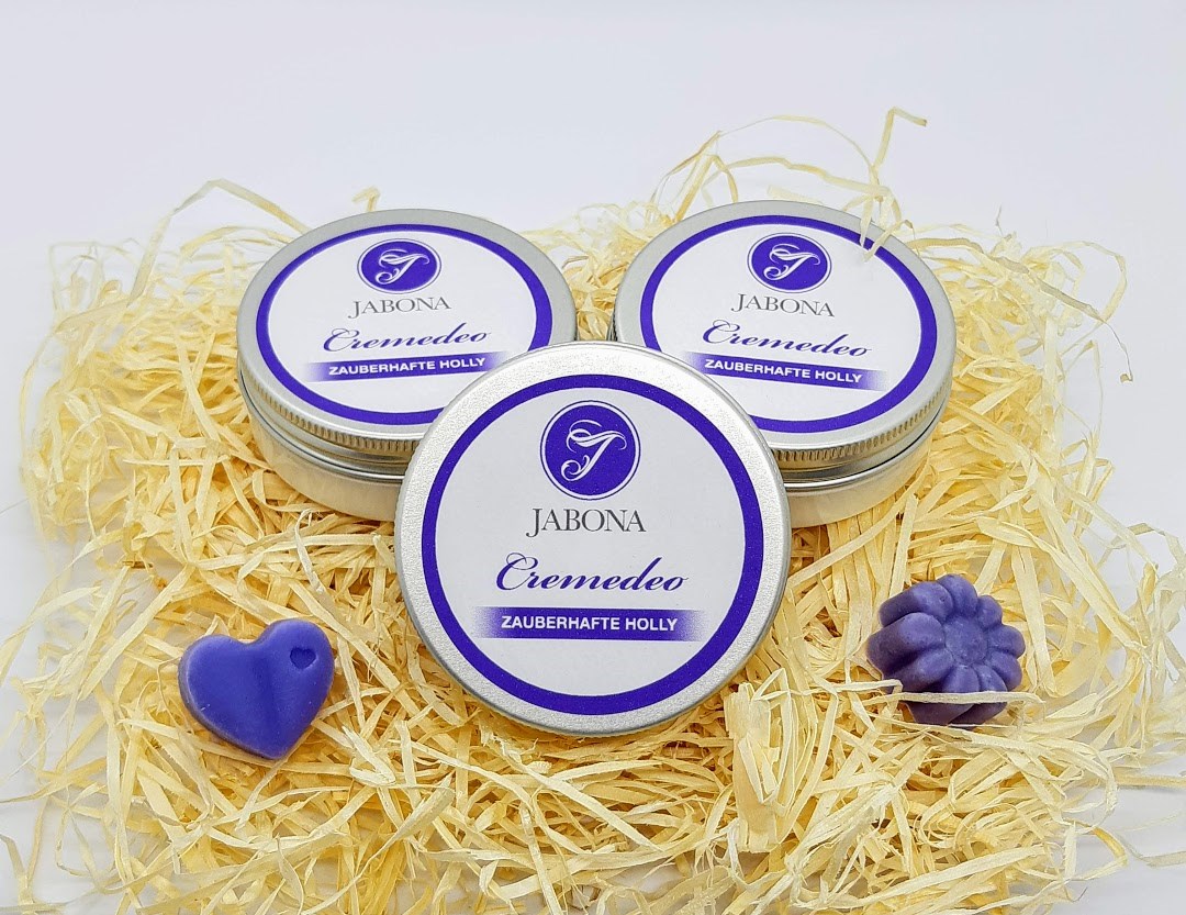 Seifenmanufaktur Jabona  Produkt-Beispiele Cremedeo "Zauberhafte Holly"