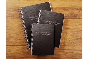 Unternehmen: drahtkammgebundene Notizbücher, Planer - Hantsch PrePress Services