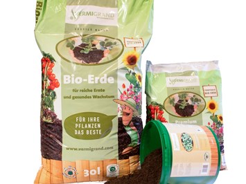 VERMIGRAND Naturprodukte GmbH Produkt-Beispiele Premium Bio-Erde