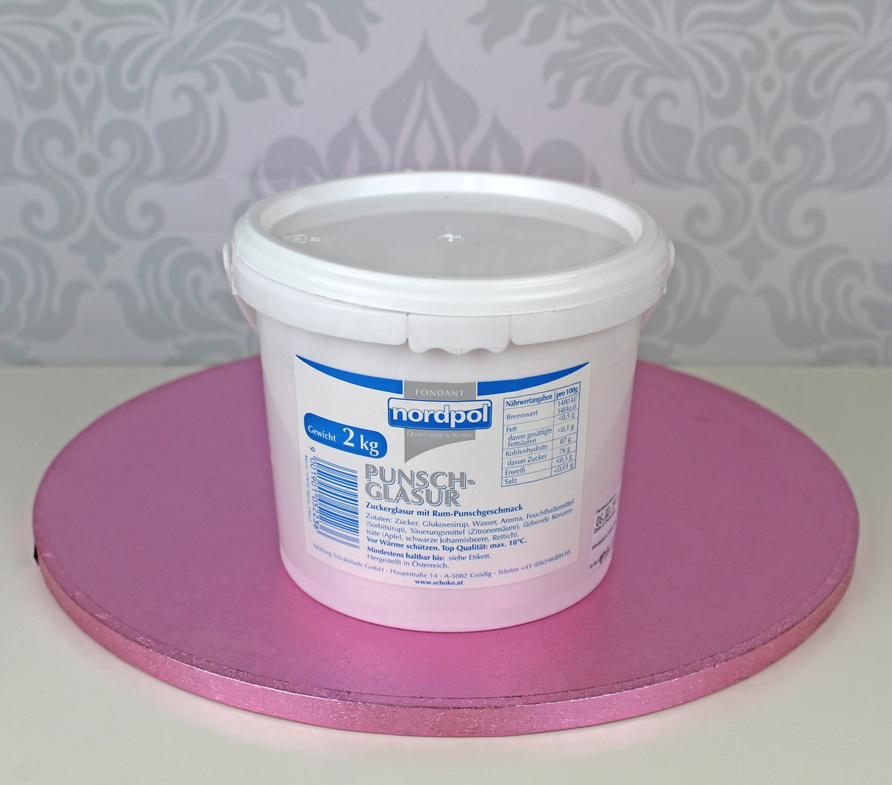 Tortendekoration Maister KG Produkt-Beispiele nordpol Punschglasur