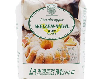 Langer-Mühle e.U. Produkt-Beispiele Weizenmehl W480 glatt 1kg