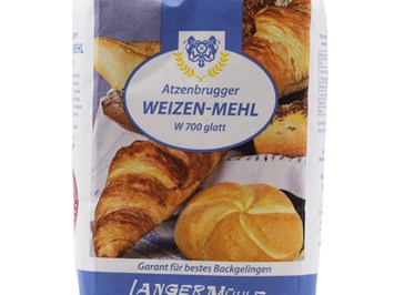 Langer-Mühle e.U. Produkt-Beispiele Weizenmehl W700 glatt 1kg