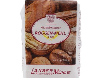 Langer-Mühle e.U. Produkt-Beispiele Roggenmehl R500 1kg