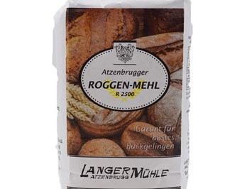 Langer-Mühle e.U. Produkt-Beispiele Roggenmehl R2500 1kg