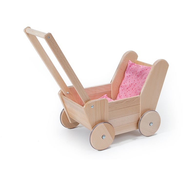 waelderspielzeug Produkt-Beispiele Puppenwagen aus Massivholz
