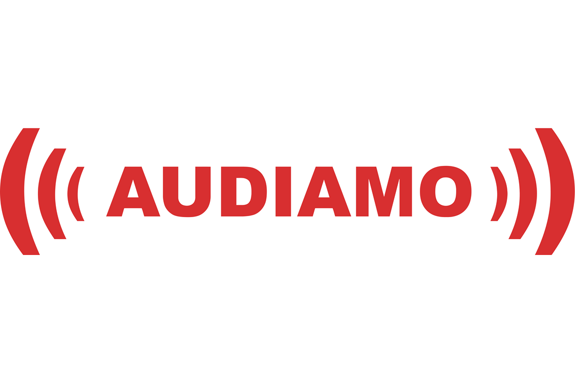 Unternehmen: Audiamo Logo - (((AUDIAMO))) Hörbuch, Hörspiele u. Tonies