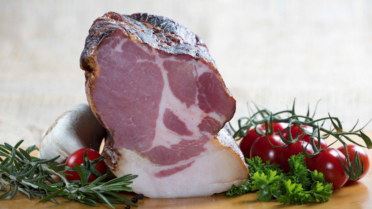 Feichti´s Bauernspeck GmbH. Produkt-Beispiele Spezial Schopf