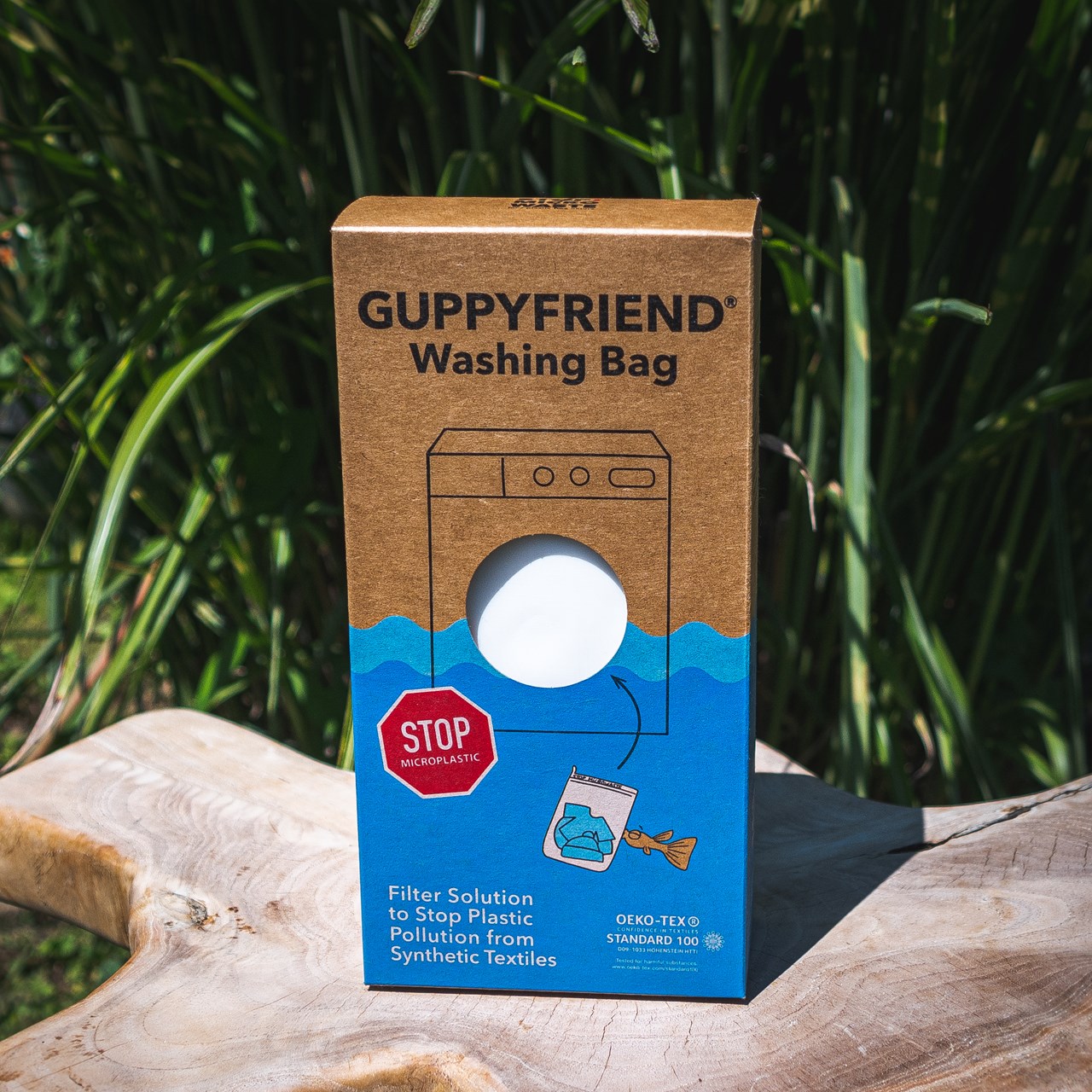 Blattwende Produkt-Beispiele Guppyfriend Waschbeutel gegen Mikroplastik