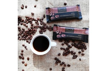 Unternehmen: BIO-Edelbitterschokolade gefüllt mit 70% Kaffee-Ganache von STYX - STYX Naturcosmetic GmbH