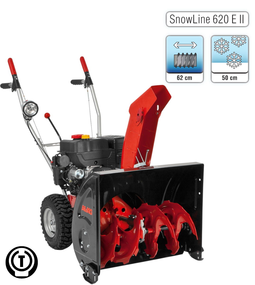 Unternehmen: Schneefräse AL-KO Snowline 620 E II - Comfort Line Schneefräse mit Radantrieb
Die Schneefräse AL-KO Snowline 620 E II mit Radantrieb ist ideal für das komfortable Schneeräumen. Schnee räumen kann auch Freude machen – mit der Benzin Schneefräse AL-KO Snowline 620 E II räumen Sie den Schnee vor Ihrem Haus, auf Parkplätzen und kleineren Stellfächen. - Technik-Depot.at - Ihr österreichischer Online Anbieter