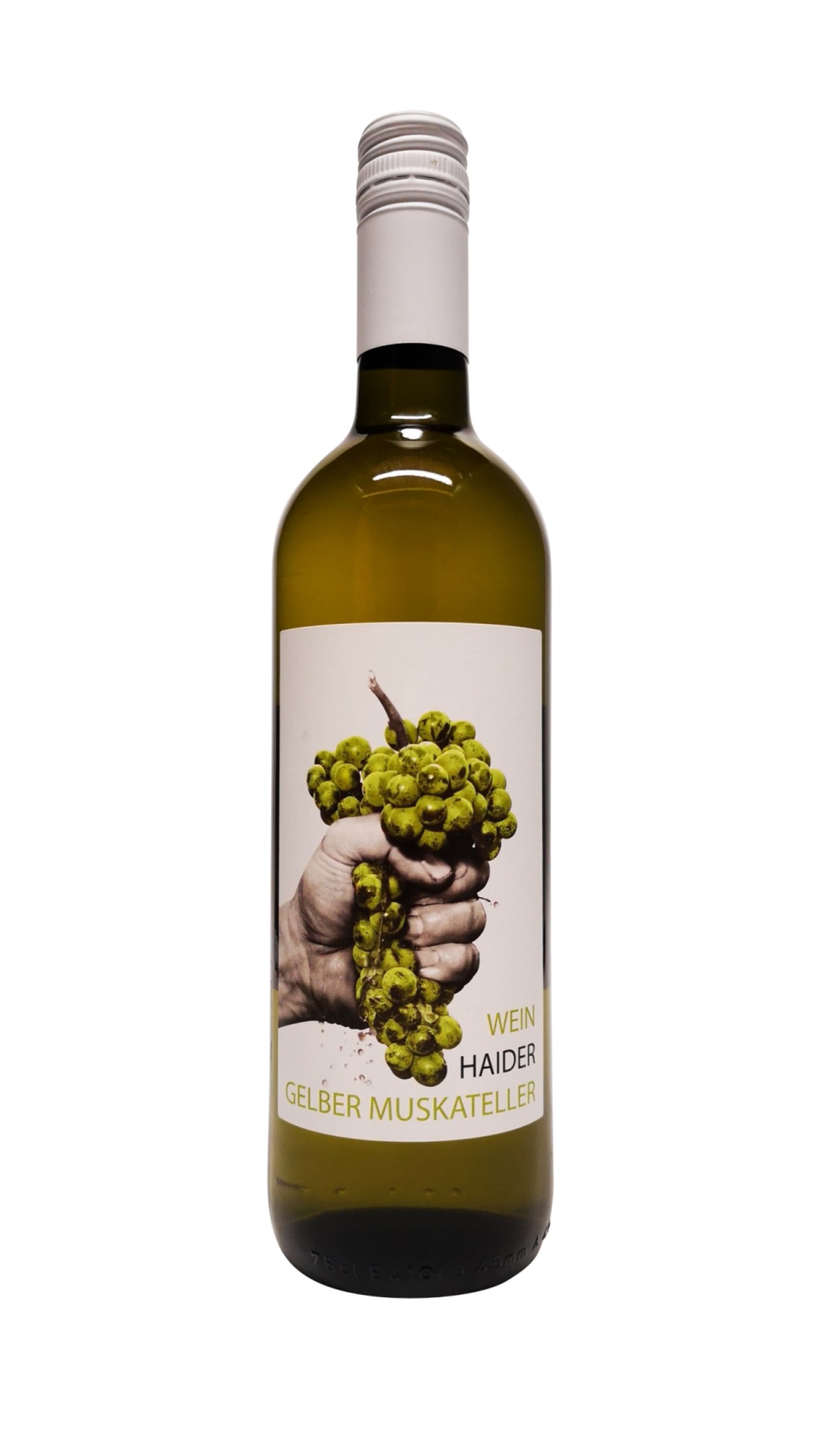 Wein Haider Produkt-Beispiele GELBER MUSKATELLER 2020