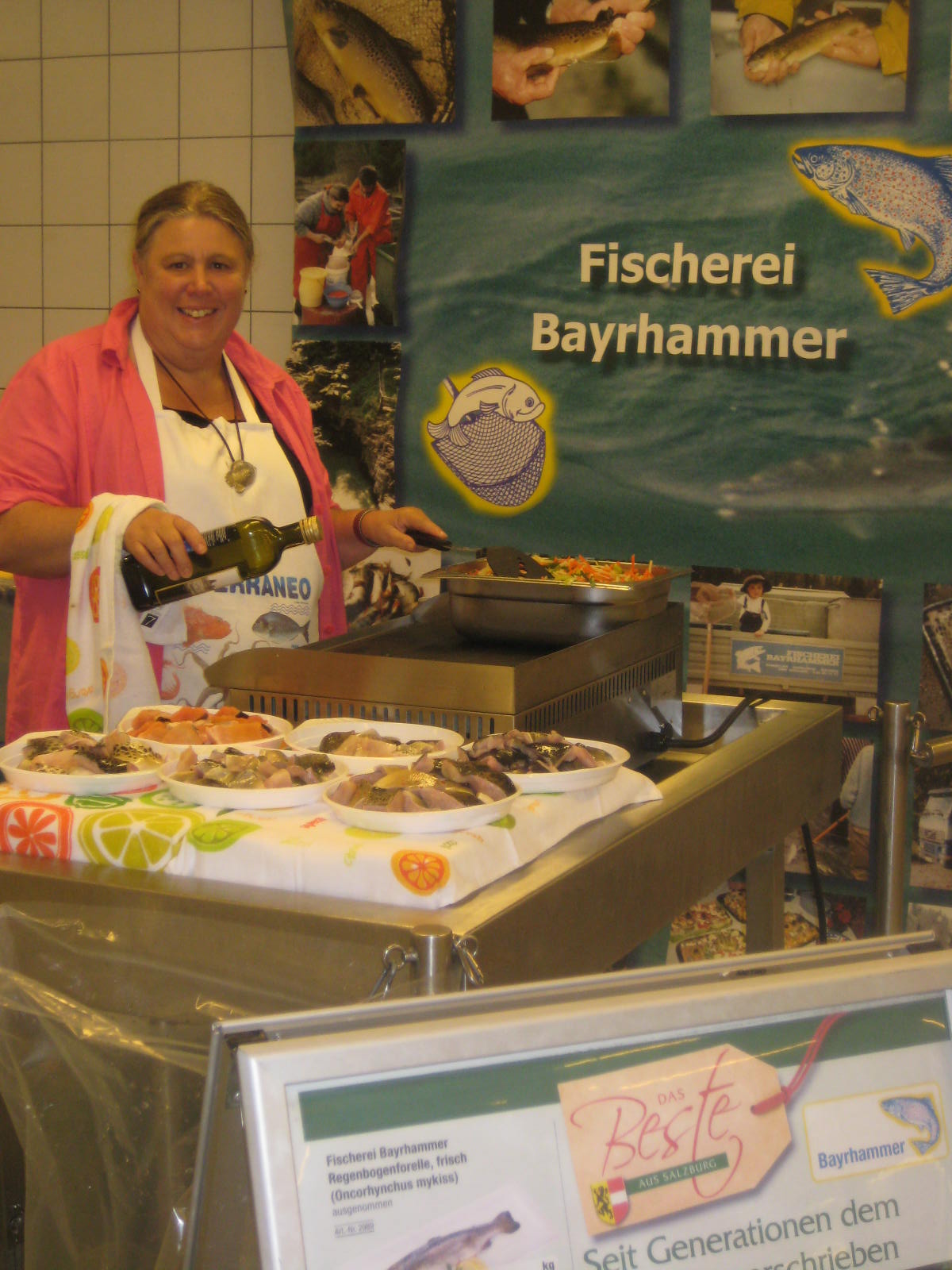 Händler - Tennengau - Zubereitung heimischer Fischprodukte / frisch und veredelt - FISCHEREI Bayrhammer