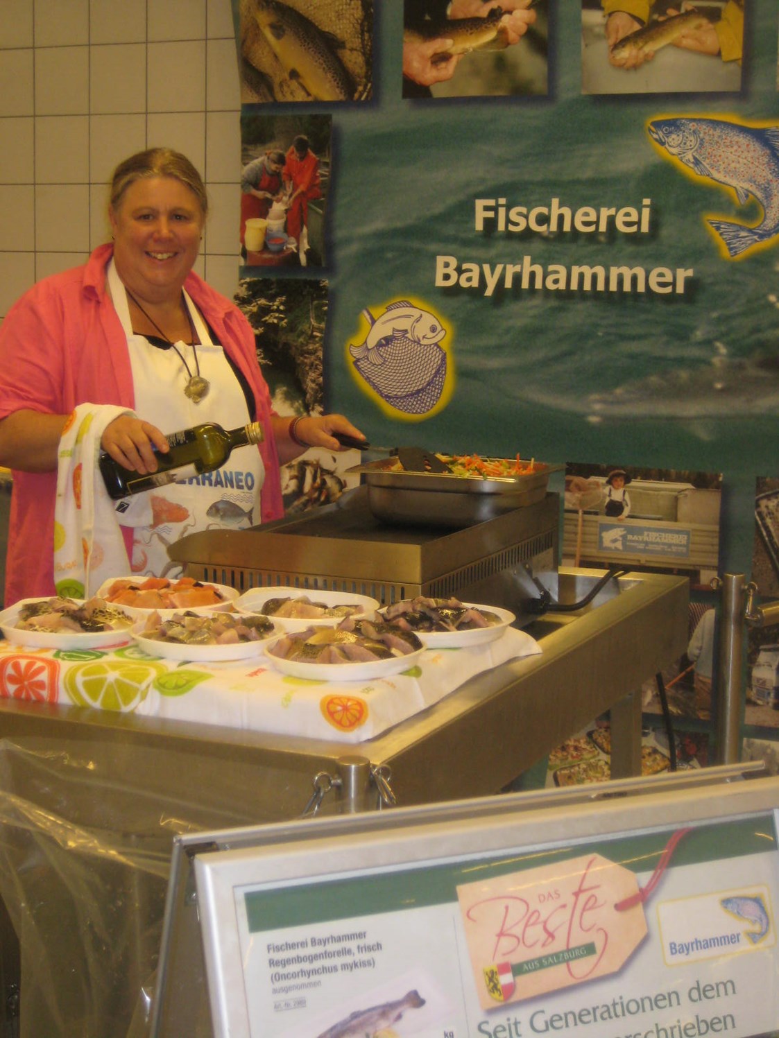 Direktvermarkter: Zubereitung heimischer Fischprodukte / frisch und veredelt - FISCHEREI Bayrhammer