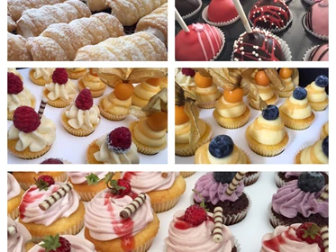 Direktvermarkter: Mini-Cupcakes, je Stk. EUR 1,30
Mini-Schaumrollen, je Stk. EUR 0,40
Cakepops, je Stk. EUR 2,30 - Zuckerpuppe - Süsses von Nela 