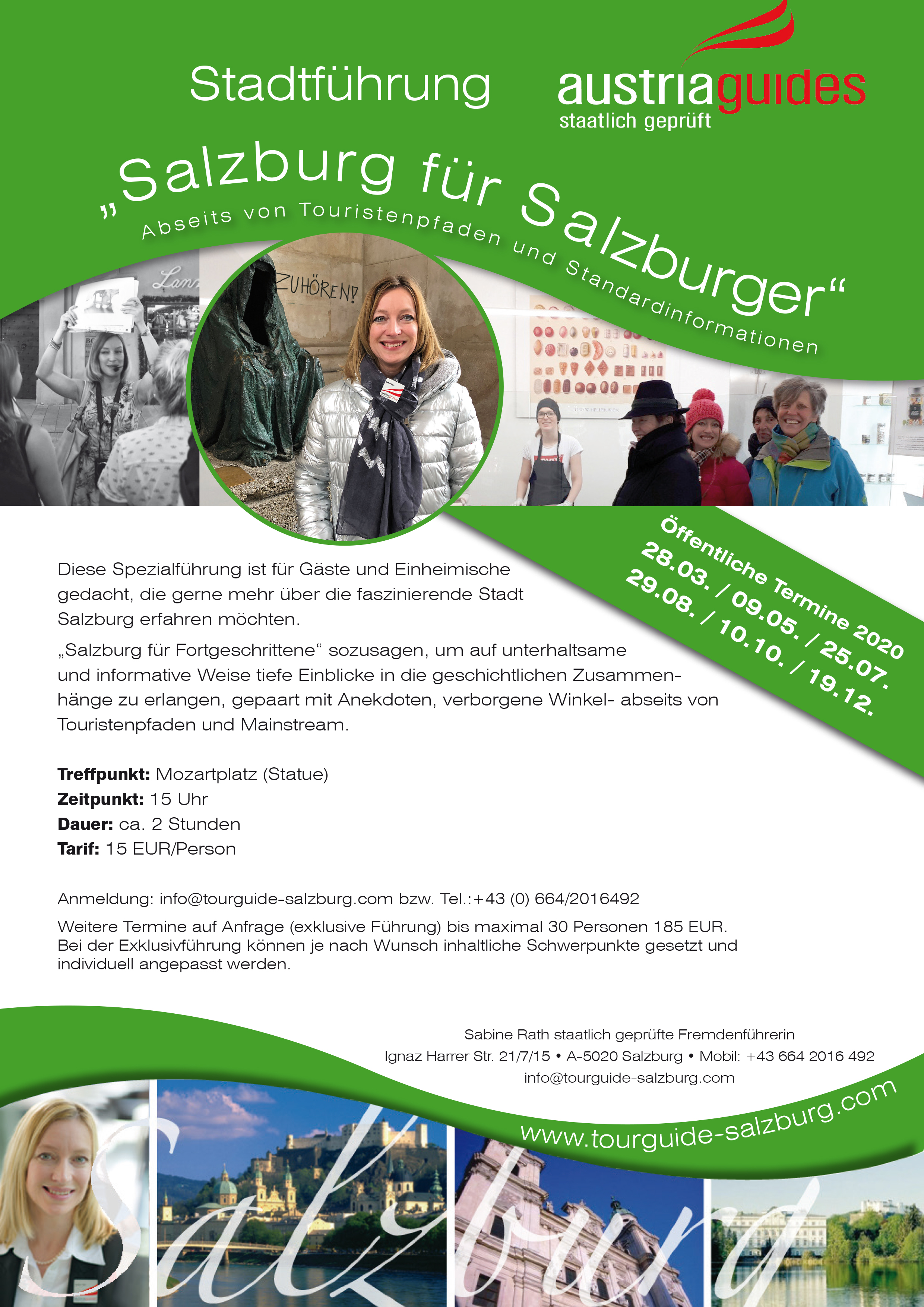 Betrieb: Salzburg Stadtführungen