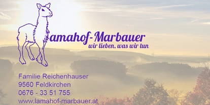 Händler - Art der erstellten Produkte: Körperpflege - Umberg - Lamahof Marbauer 