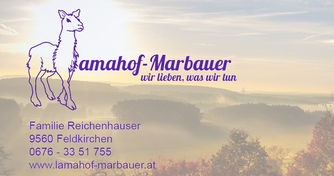 Direktvermarkter: Lamahof Marbauer 
