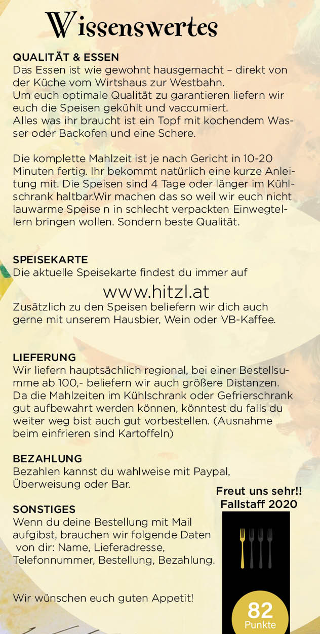 Händler - Österreich - Wissenswertes - Wirtshaus zur Westbahn