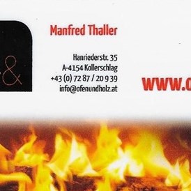 Unternehmen: Ofen und Holz Manfred Thaller