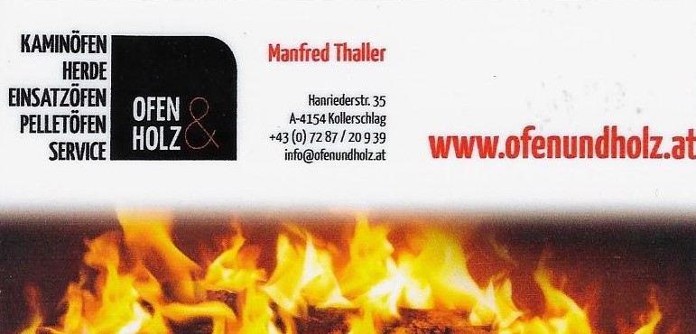 Unternehmen: Ofen und Holz Manfred Thaller