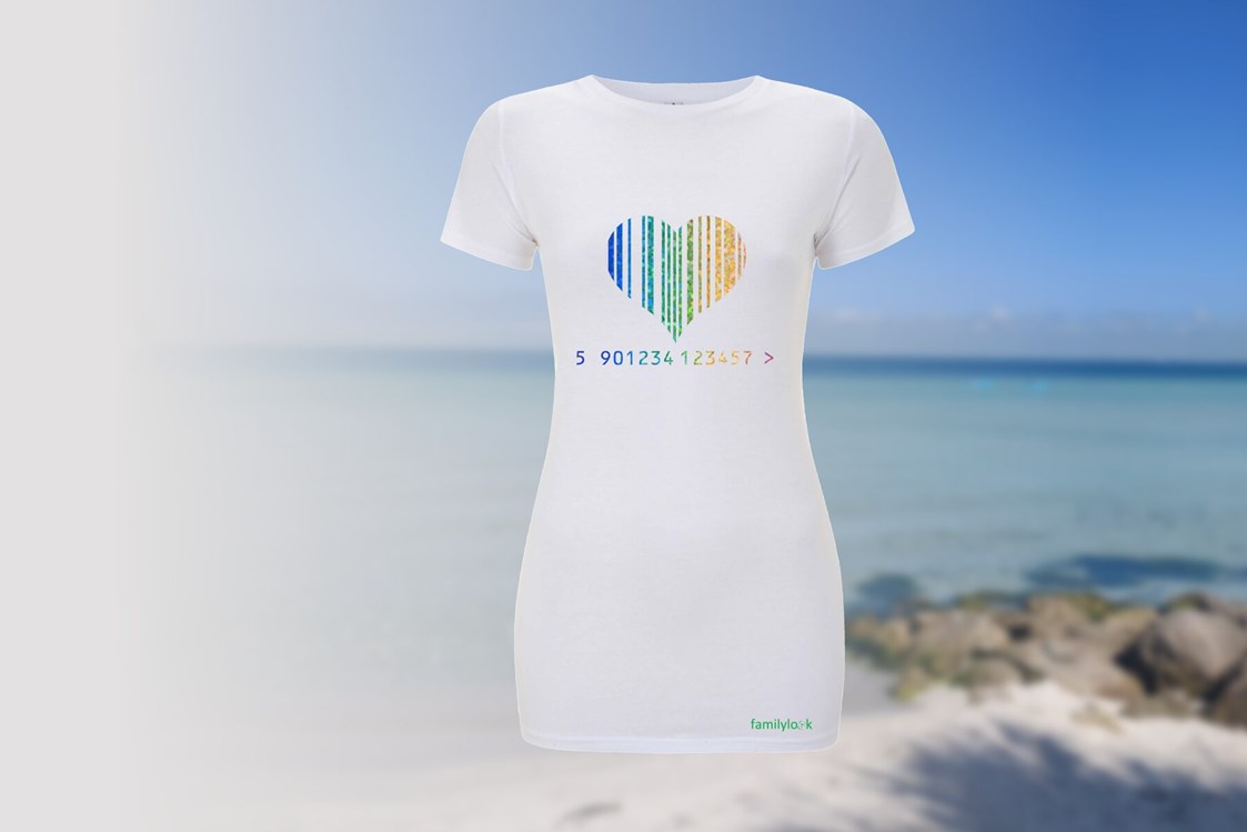 Direktvermarkter: Damen-Shirt im Familylook "LoveCode" - mr2 familylook